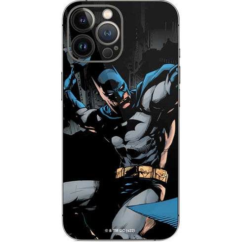 DC Comics Batman Throwing Batarang Jim Lee Art iPhone 13 Pro Max Skin